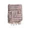 Hello Honey® Multicolor Stripes Woven Cotton & Wool Throw with Fringe